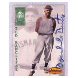 Ted Radcliffe Autographed Baseball Card