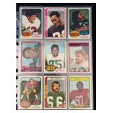 (45) 1970s Football Cards Lot