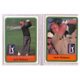 1981 Donruss PGA Tour Jack Nicklaus Cards (2)