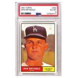 1961 Topps Don Drysdale #260 Graded PSA 6