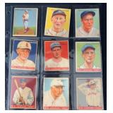 (9) 1933 Goudey Big League Baseball Cards