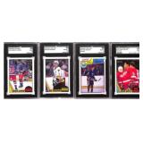 4 Graded Hockey Rookie Cards
