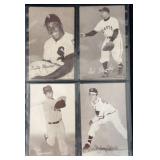 (8) 1947-1966 Exhibits Baseball Cards