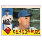 1960 Topps Duke Snider Baseball EXMT