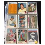 (76) 1973 Topps Baseball Cards