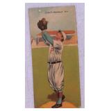 1911 Mecca Cigarettes Baseball Leach/Gibson