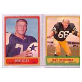 (2) 1963 Topps Short Prints Lilly/Nitschke