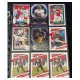 (9) Tom Brady Football Cards