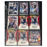 (9) Tom Brady Football Cards