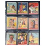 (9) 1933 Goudey Indian Gum Cards