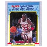 1988 Fleer Michael Jordan Sticker Hi-grade