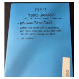 (125) 1957 Topps Baseball Cards