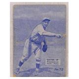Batter-Up Fitzsimmons Giants Pitcher Card No.72