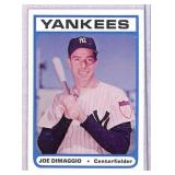1972 The Bowery Joe DiMaggio Card