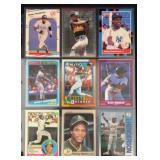 (18) Rickey Henderson Baseball Cards