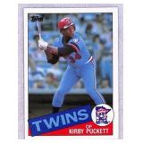 1985 Topps baseball Kirby Puckett RC