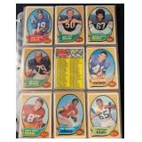 (72) 1970 Topps Football Cards