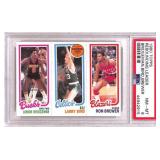 1980 Topps Larry Bird Rookie Leader PSA 8