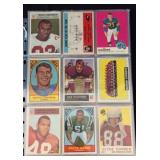 (45) 1960s NFL Football Cards