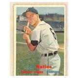 1957 Topps Al Kaline EX Red Mark On Back
