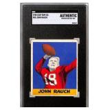 1948 Leaf Gum John Rauch RC #50 SGC A