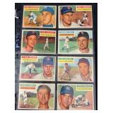(8) 1956 Topps High-Grade Baseball Cards