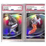 2025 Absolute DJ Moore and Courtland Sutton PSA 8