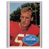 1960 Topps Jim Taylor Football Card #52
