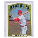 1972 Topps Pete Rose Baseball card crease free