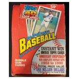 1991 Topps 40 Years of Baseball Wax Pack Box