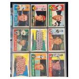 (39) 1960 Topps Baseball Cards