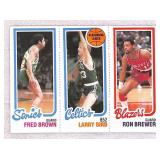 1980-81 Topps Basketball Larry Bird RC hi-grade