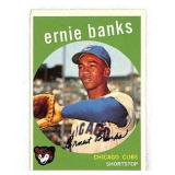 1959 Topps Ernie Banks Baseball Card #350