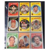 (54) 1959 Topps Baseball Cards