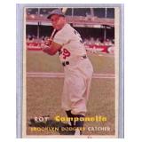 1957 Topps Roy Campanella Baseball Card #210