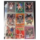 90 UFC Trading Cards in Binder Pages