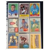 (45) 1950sï¿½1960s NFL Football Trading Cards