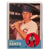 1963 Topps Ron Santo Baseball Card #252