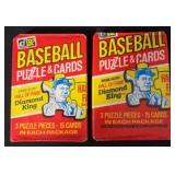 (2) 1982 Donruss Baseball Puzzle & Cards Packs