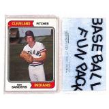 1974 Topps Baseball Fun Pack