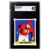 1948 Leaf Jim White #45 RC SGC 4 Football Card