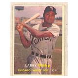 1957 Topps Larry Doby EXMT Red Mark On back