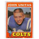 1971 Topps John Unitas Football Card #1