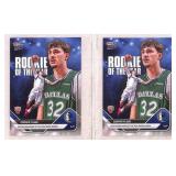 (2) Cooper Flagg Rookie Cards