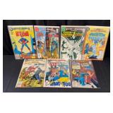 (7) 1986-1988 DC Secret Origins Comic Books