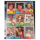 (54) 1963 Topps Mixed-Grade Baseball Cards