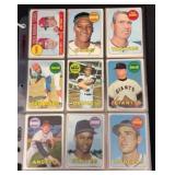 (72) 1969 Topps Mixed-Grade Baseball Cards