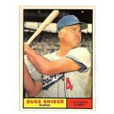 1961 Topps Duke Snider Baseball Card #443