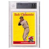 1958 Topps #52A Roberto Clemente BGS 5.5