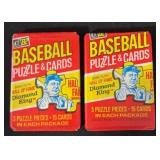 (2) 1982 Donruss Baseball Puzzle & Cards Packs